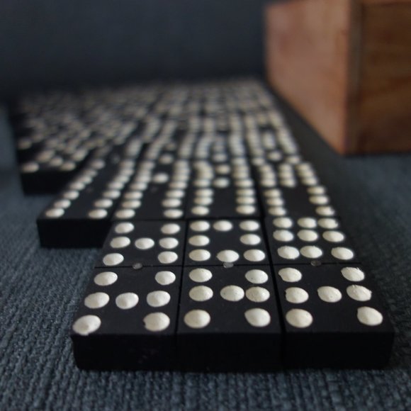 Wood Domino Set - Picture 3 of 14